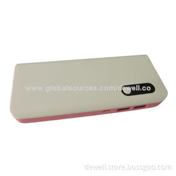Dual USB port power bank, 6,000mAh with high quality